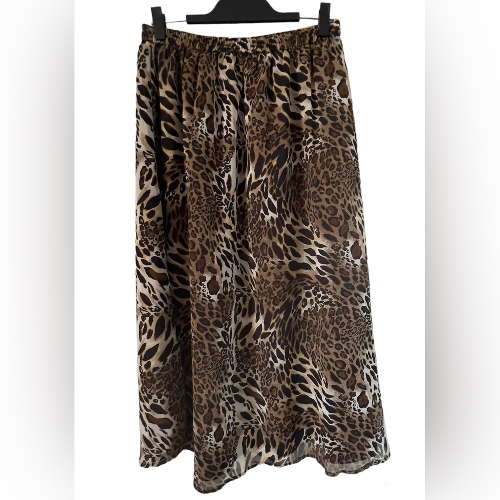 Dena Lauren animal print skirt 1X NWOT